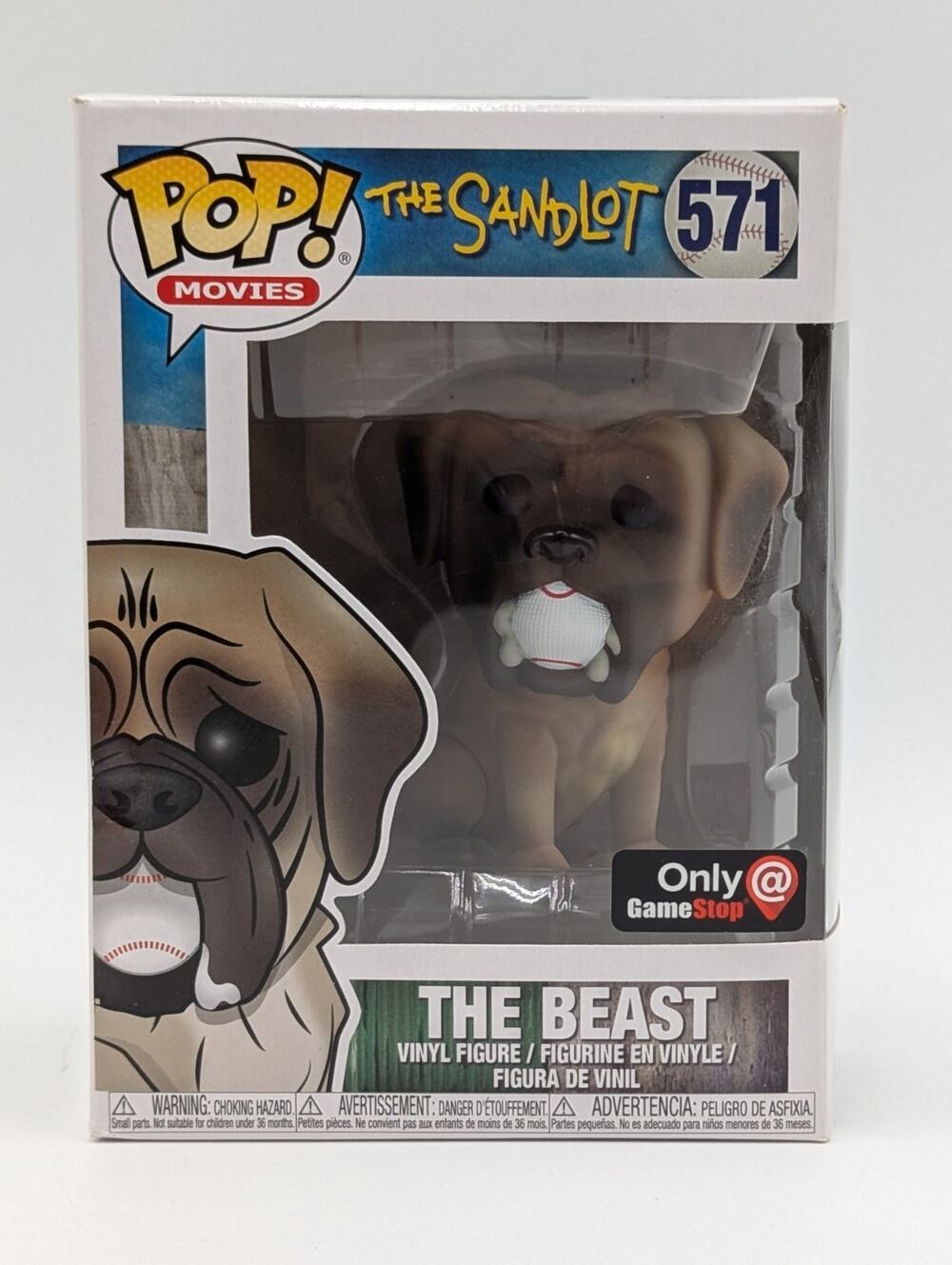 Funko Pop! Movies The Sandlot The Beast #571 Vinyl Figure GameStop Exclusive